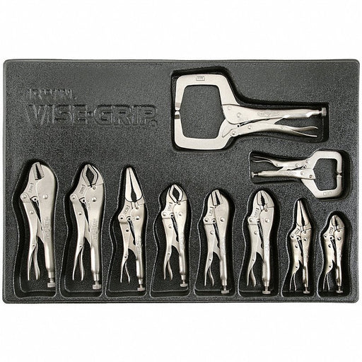 Irwin 1078Tray 10 pcs. Locking Pliers and C-Clamp Set - KVM Tools Inc.KV10J872