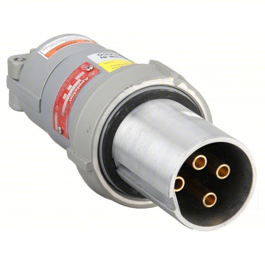 Appleton ACP1034CD Plug 100 A, 600V AC, Style 2 Grounding, 75 hp Horsepower Rating - KVM Tools Inc.KV12G127