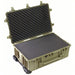 Pelican 1650 - 020 - 130 Protective Case 17 1/2 in x 28 5/8 in x 10 5/8 in Inside, Flat/Pick and Pluck, Green, IP67 - KVM Tools Inc.KV13E525