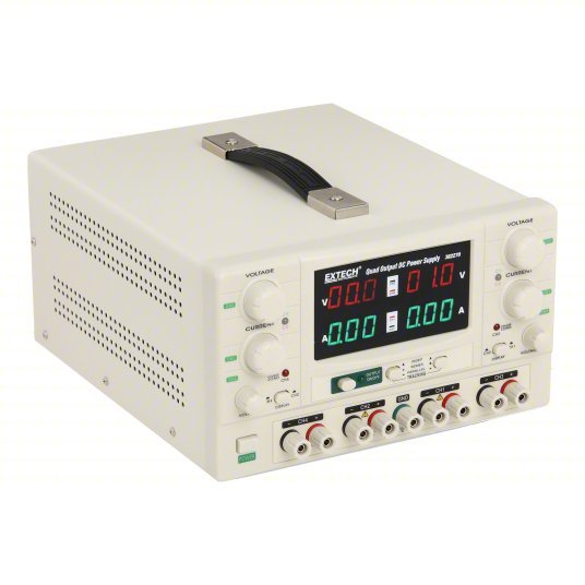 Extech 382270 Quad Output DC Power Supply 5 A Current Output 1 - Max, 5 A Current Output 2 - Max - KVM Tools Inc.KV13X091