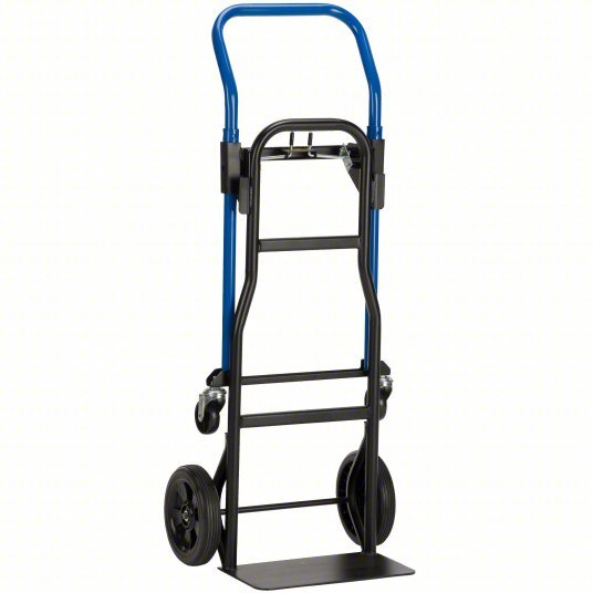 Harper JDC2223 Convertible Hand Truck 14 in x 7 1/2 in, 34 in x 13 in x 9 in, Flat - Free Plastic - KVM Tools Inc.KV149CX2