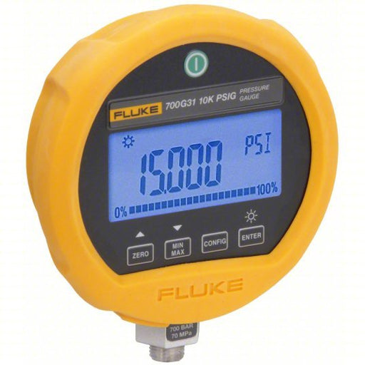 FLUKE - 700G31 Digital Test Compound Gauge Calibrator Pressure Gauge, - 14 to 10,000 psi, 3 3/4 in Dial, 700G - KVM Tools Inc.KV16L016