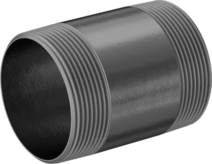 McMaster 1867N82 Thick - Wall Galvanized Steel Pipe Nipple, Threaded on Both Ends, 2 NPT, 3" Long - KVM Tools Inc.KV1867N82