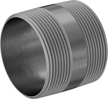 McMaster 1867N81 Thick - Wall Galvanized Steel Pipe Nipple, Fully Threaded, 2 NPT, 2" Long - KVM Tools Inc.KV1867N81