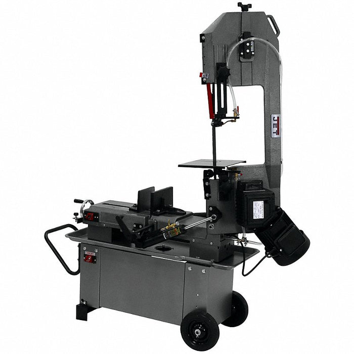 Jet 413460 Band Saw, 8" x 11-1/4" Rectangle, 5" Round, 8 in Square, 115/230V AC V, 1 hp HP