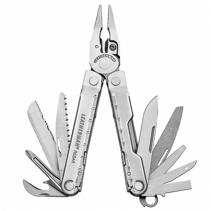 Leatherman 831547 Multi-Tool, SS, 17 Tools, Rebar