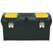 Stanley 024013S Tool Box 23 1/2 in Overall Wd, 11 3/8 in Overall Dp, 10 7/8 in Overall Ht, Padlockable - KVM Tools Inc.KV19YU45