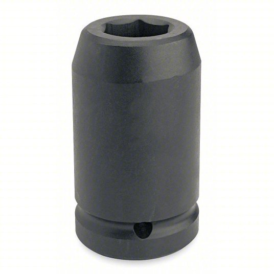 Proto J10032L Impact Socket: 1 in Drive Size, 2 in Socket Size, 6-Point, Deep, Black Oxide - KVM Tools Inc.KV1AFM1