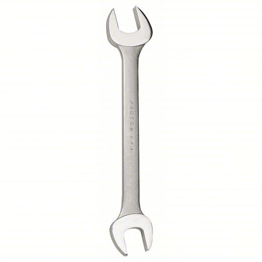 Proto J3045 Open End Wrench Alloy Steel, Satin, 15/16 in_1 in Head Size, 11 1/2 in Overall Lg, Std - KVM Tools Inc.KV426F41