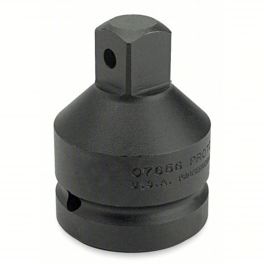 Proto J07656 Impact Socket Adapter 1 in Input Drive Size, Black Oxide, 3/4 in Output Drive Size, Square - KVM Tools Inc.KV1AX66