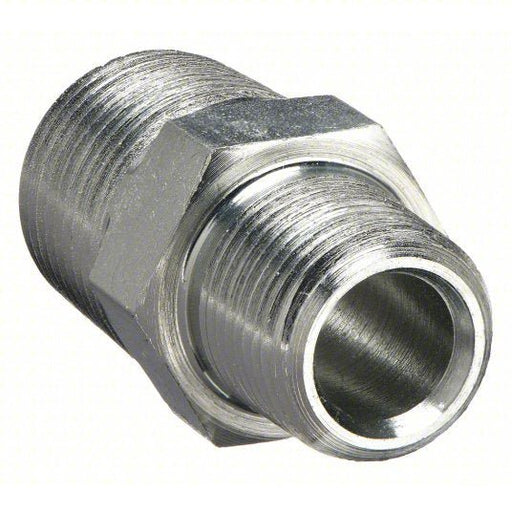 Parker 8 - 4 MHN - S Hex Nipple Carbon Steel, 1/2 in x 1/4 in Fitting Pipe Size, Male NPT x Male NPT, 1 11/16 in Lg - KVM Tools Inc.KV1DGB5