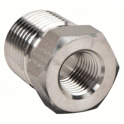 Parker 6 - 2 RB - S Reducing Bushing Carbon Steel, 3/8 in x 1/8 in Fitting Pipe Size, Male NPT x Female NPT - KVM Tools Inc.KV1DGF5