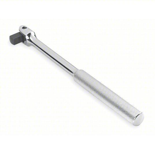 Proto J5266 Breaker Bar 3/8 in Drive Size, 12 in Overall Lg, Knurled Grip, Alloy Steel, Chrome - KVM Tools Inc.KV1FX33