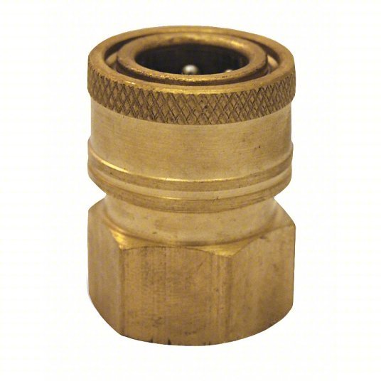 KVM Tools KV1MDG7 Quick - Connect Coupler 3/8 in (F)NPT, 3/8 in (F) Quick Connect - KVM Tools Inc.KV1MDG7