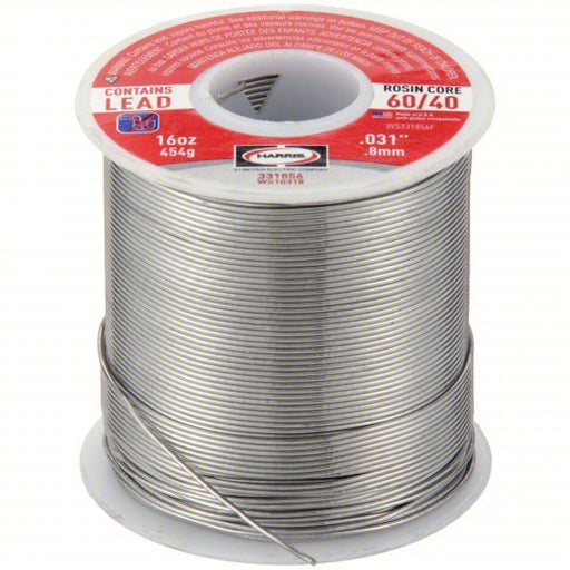 Harris 331856 Solder Wire 1/32 in x 16 oz, 60/40, 60%Tin, 40% Lead - KVM Tools Inc.KV1UYH4