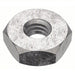 Fabory U51740.016.0001 Hex Nut #8 - 32 Thread, 11/32 in Hex Wd, 1/8 in Hex Ht, Stainless Steel, 18 - 8, Plain, 100 PK - KVM Tools Inc.KV1WA91