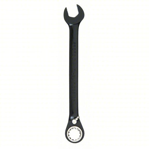 Proto JSCV18 Combination Wrench Alloy Steel, Black Chrome, 9/16 in Head Size, 7 1/2 in Overall Lg, Offset - KVM Tools Inc.KV1XDE7