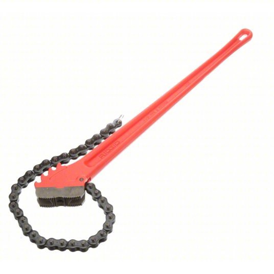 Ridgid C - 36 Chain Wrench For 7 1/2 in Outside Dia, 29 in Chain Lg, 36 in Handle Lg, Alloy Steel, Steel - KVM Tools Inc.KV1XDY7