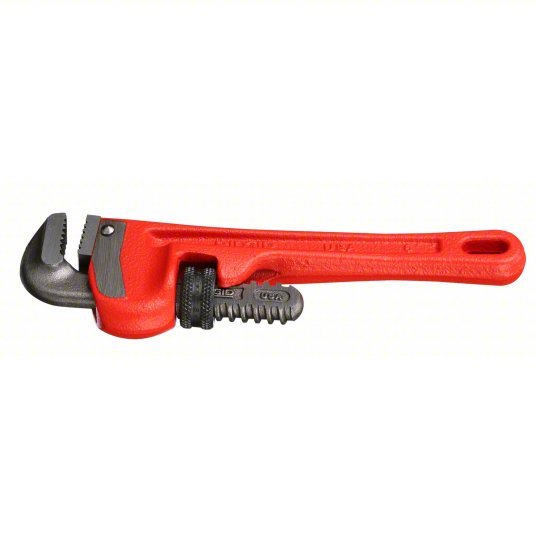 Ridgid 6 Heavy - Duty Pipe Wrench Cast Iron, 3/4 in Jaw Capacity, Serrated, 6 in Overall Lg, I - Beam - KVM Tools Inc.KV1XDY9