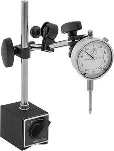 McMaster 20715A44 Economy Dial Plunger - Style Variance Indicator with Rigid - Arm Magnetic - Base Holder - KVM Tools Inc.KV20715A44