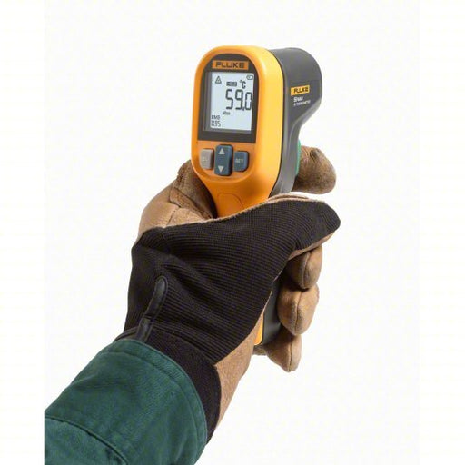 FLUKE - 59 MAX Infrared Thermometer Avg/Difference/Max Temp/Min Temp, Adj @ 0.10 to 1.00, Std - KVM Tools Inc.KV20AZ68