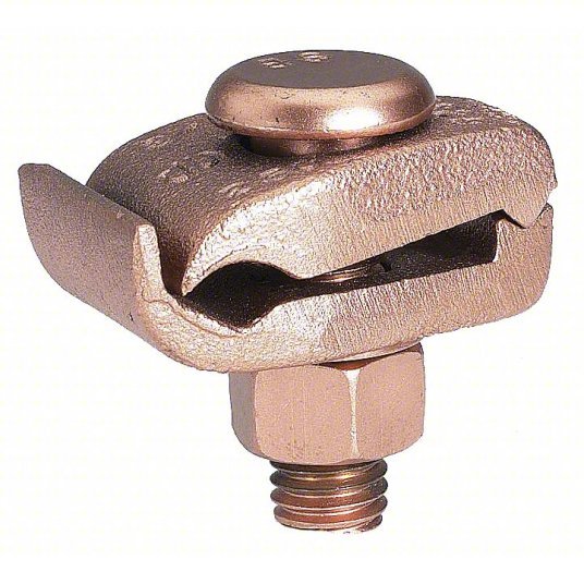 Burndy GB26 Grounding Connector Copper, 1/4 in Bar, 1 Grounding Wires, 15/16 in Overall Lg - KVM Tools Inc.KV22A992