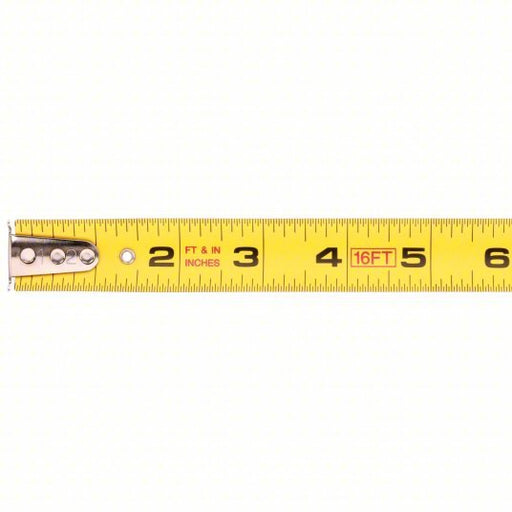 Keson PGT1816V Tape Measure Inch, Nonmagnetic Single Hook Tip, Plastic, 16 ft, 8 ft Standout Lg, Std Blade - KVM Tools Inc.KV22N889