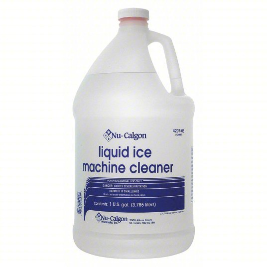 Nu - Calgon 4207 - 08 Ice Machine Cleaner Nickel Safe, Ice Machines, 1 gal Size, Liquid - KVM Tools Inc.KV22NV28