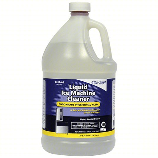 Nu - Calgon 4207 - 08 Ice Machine Cleaner Nickel Safe, Ice Machines, 1 gal Size, Liquid - KVM Tools Inc.KV22NV28