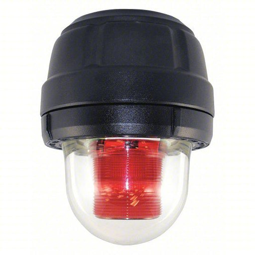 Federal Signal 27XST - 120R - MOD Warning Light 120V AC, 11 3/8 in Overall Ht, 8 13/16 in Overall Dia, Red - KVM Tools Inc.KV23TP31