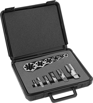 McMaster 2549A78 12 - Piece Tap and Die Kit High - Speed Steel Tap and Carbon Steel Hex Die Kit - KVM Tools Inc.KV2549A78