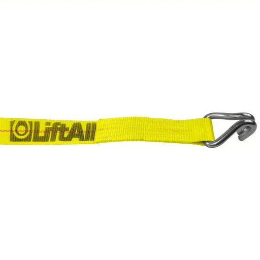 Liftall 26422X15 Tie Down Strap Ratchet, Wire - Hook, Gen Purpose, 2 in Wd, 3,300 lb WLL, Yellow, 15 ft Lg - KVM Tools Inc.KV36LG47