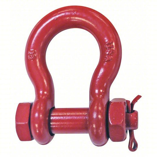 Crosby 1019506 Anchor Shackle, 6,500 lb Working Load Limit, 1 3/4 in Compatible Sling Wd - KVM Tools Inc.KV29WP73