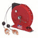 Reelcraft G 3050 Y Retractable Grounding Wire Reel Spring Return, Powder Coated, Locking, Red - KVM Tools Inc.KV2CAJ4