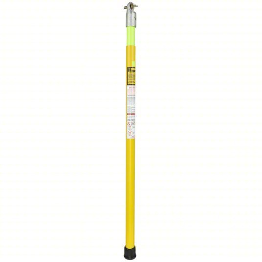 Amprobe TIC 410A Adjustable Hot Stick 122 kV Max. Volt Rating, Fiberglass, Yellow - KVM Tools Inc.KC2CJN9