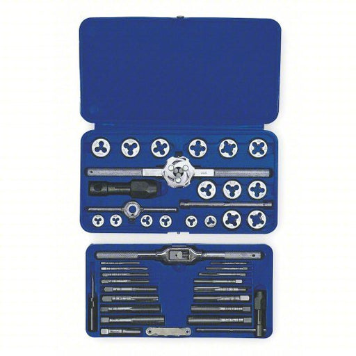 Irwin 24606 Tap and Die Set 41 Pieces, 1/2" - 20 Min. Tap Thread Size, 1/2" - 20 Max. Die Thread Size - KVM Tools Inc.KV2ETL3