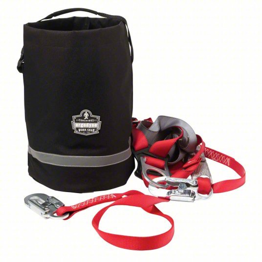 Ergodyne GB5130 Fall Protection Gear Bag 10 in Overall Wd, 15 in Overall Ht, Black - KVM Tools Inc.KV2MXE2