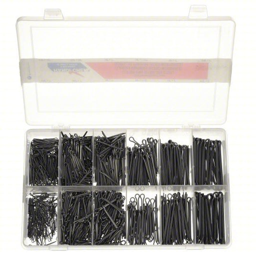 ITW WWG - DISP - CPS1200 Pin Assortment,1200 pcs,10 Sizes Bridge, Inch, Stainless Steel, 18 - 8, Plain - KVM Tools Inc.KV2WZU7