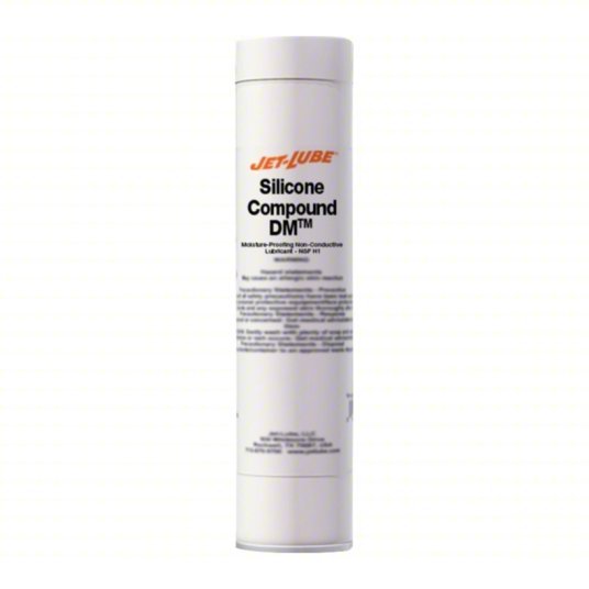 Jet-Lube 73550 Dielectric Grease: Silicone Compound DM, 14 oz, Cartridge, H1 Food Grade, NLGI 3 - KVM Tools Inc.KV2YKK4