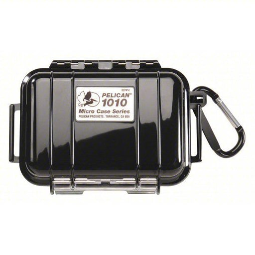 Pelican 1010S Protective Case 2 7/8 in x 4 3/8 in Inside, Black, No Wheels, Polycarbonate - KVM Tools Inc.KV2ZMK7