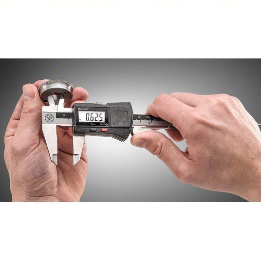 Starrett EC799A - 6/150 4 - Way Digital Caliper: 0 in to 6 in/0 to 150 mm Range, ±0.001 in/±0.02 mm Accuracy, 4 - Way - KVM Tools Inc.KV2ZUG1