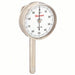 Starrett 196B1 Back Plunger Dial Indicator: 0 to 0.2 in Range, 0 - 100 Dial Reading, 0.001 in Graduations - KVM Tools Inc.KV2ZUJ5