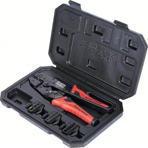 Klein 3000CRKIT Ratcheting Crimper Set, 10 - 22 AWG Terminals - KVM Tools Inc.KV846TT4