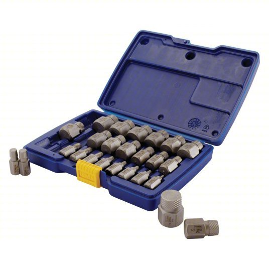 Irwin 53227 Screw Extractor Set: 25 Pc, Multispline - KVM Tools Inc.KV5VUC6