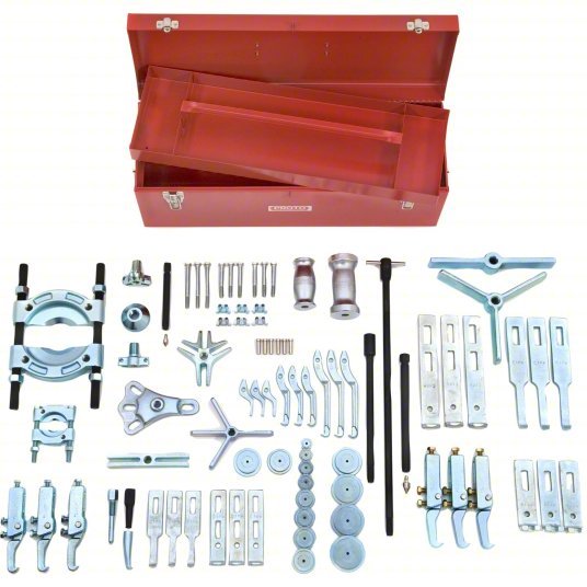 Proto J4235B Master Puller Set Inside, 10 ton Pulling Capacity, 3/8"-16/3/8"-24 Screw Size - KVM Tools Inc.KV3R709