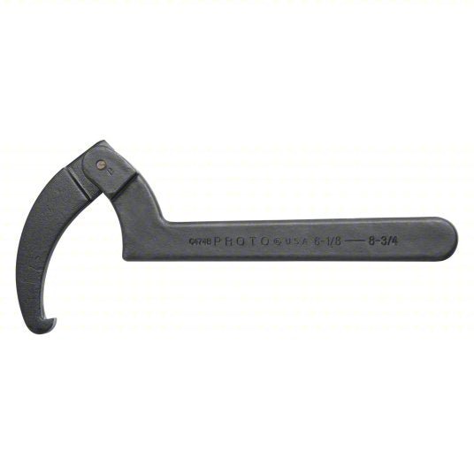 Proto JC474BB Spanner Wrench 8 3/4 in, 13 3/4 in Overall Lg, 15/32 in Hook Thick, 5/16 in Hook Dp - KVM Tools Inc.KV806VU9