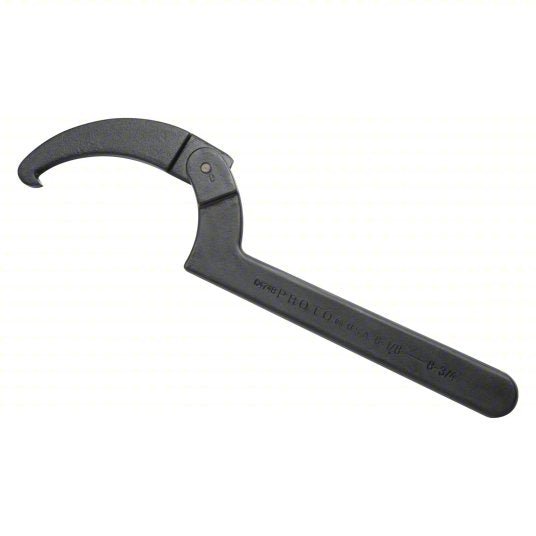 Proto JC474BB Spanner Wrench 8 3/4 in, 13 3/4 in Overall Lg, 15/32 in Hook Thick, 5/16 in Hook Dp - KVM Tools Inc.KV806VU9