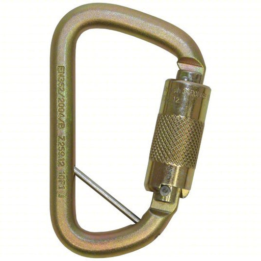 3M DBI - SALA 2000117 Carabiner Gold, 420 lb Wt Capacity - KVM Tools Inc.KV30M715