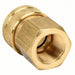 Parker BST - 3 Hydraulic Quick Connect Hose Coupling 3/8 in Coupling Size, Brass, 45.42 lpm Max. Flow Rate - KVM Tools Inc.KV31A956