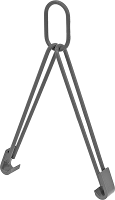 McMaster 3401T7 Drum Sling with Hooks, for 55 Gallon Drum, 1000 lbs. Capacity - KVM Tools Inc.KV3401T7